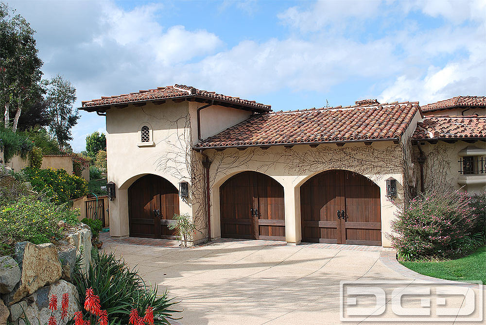 Solid Western Red Cedar Custom Garage Doors