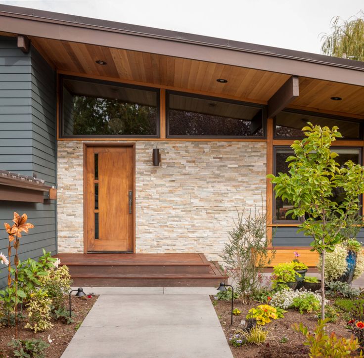 midcentury door